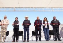 Inaugura López Obrador y Durazo, modernización del camino Agua Prieta-Bavispe en Sonora; anuncia carretera a Nuevo Casas Grandes