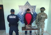 CAPTURA LA POLICÍA MUNICIPAL A MENOR DE EDAD CON DROGA Y RÉPLICA DE ARMA DE FUEGO