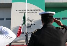 REALIZA POLICÍA MUNICIPAL TRADICIONAL LUNES CÍVICO