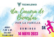 INVITA TECMILENIO A CUARTA CARRERA DE BIENESTAR POR LA FAMILIA