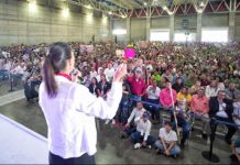 CLAUDIA SHEINBAUM: “HOY LA GENTE QUIERE QUE LA 4T CONTINÚE Y QUE LAS MUJERES SIGAMOS LUCHANDO POR LA IGUALDAD
