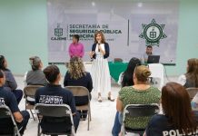 IMPARTE LA DRA. PATIÑO FIERRO CAPACITACIÓN SOBRE IGUALDAD DE GÉNERO EN LA SEGURIDAD PÚBLICA