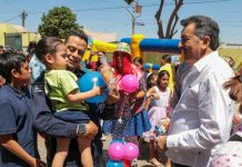 CONMEMORAN DÍA DEL NIÑO CON FESTEJO PARA HIJOS E HIJAS DE POLICÍAS MUNICIPALES