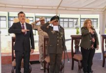ENCABEZA ALCALDE LAMARQUE CANO TOMA DE PROTESTA DE BANDERA DEL SERVICIO MILITAR NACIONAL