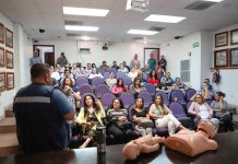 RECIBE PERSONAL DEL CONGRESO Y DEL CIPES CURSO DE PRIMEROS AUXILIOS