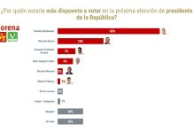 Sheinbaum firme en la delantera del proceso interno de Morena, señala Demotecnia