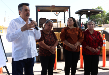 PONE EN MARCHA LAMARQUE CANO OBRA DE PAVIMENTACIÓN EN CALLE COAHUILA ENTRE 300 Y NOCHEBUENA