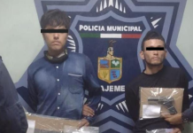 DETIENE SSPM Y MARINA A DOS PERSONAS POR ROBO A COMERCIO