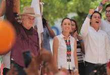 EN MACUSPANA, TABASCO, CLAUDIA SHEINBAUM DEFIENDE LA FUERZA DE LA 4T