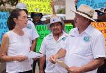 CLAUDIA SHEINBAUM SE REÚNE CON REPRESENTANTES PESQUEROS EN BAJA CALIFORNIA SUR