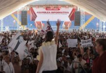Desde Ciudad Mendoza, Veracruz, Claudia Sheinbaum celebra los logros de la 4T