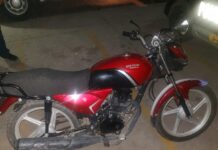 LOCALIZAN AGENTES DE LA SSPM MOTOCICLETA ROBADA