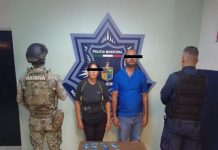 DETIENE SSPM A DOS PERSONAS POR DELITO EN CONTRA DE LA SALUD