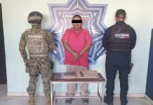 CAPTURA SSPM Y MARINA A HOMBRE CON ARMA DE FUEGO