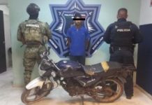 DETIENE SSPM A SUJETO CON MOTOCICLETA ROBADA