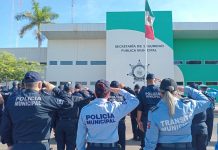 PROMUEVE POLICÍA MUNICIPAL VALORES Y UNIDAD CON LUNES CÍVICO