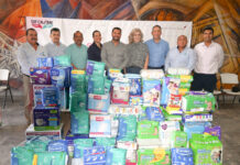 DIRECTIVOS Y PERSONAL DE OOMAPAS SE SUMAN A CAMPAÑA + PAÑALES DE DIF CAJEME