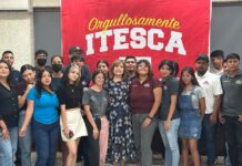 PLATICA DIRECTORA GENERAL CON ESTUDIANTES DE LA EXTENSIÓN VÍCAM