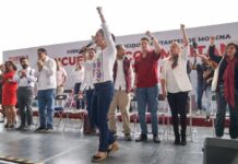 ‘’La Cuarta Transformación abraza a los jóvenes de México’’: Claudia Sheinbaum va por una 4T a favor de las juventudes junto a militantes de Morena en Guanajuato