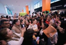 LA ALEGRE MÚSICA NORTEÑA RECIBE A CLAUDIA SHEINBAUM EN CHIHUAHUA