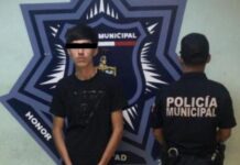 DETIENE POLICÍA MUNICIPAL A JOVEN CON MOTOCICLETA ROBADA