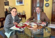 “CONVENIMOS TRABAJAR PARA AVANZAR EN LA TRANSFORMACIÓN DEL PAÍS”: SHEINBAUM SE REÚNE CON JUAN RAMÓN DE LA FUENTE