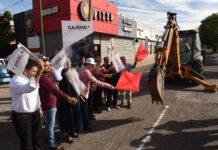 ARRANCA OBRA DE CONSTRUCCIÓN DE CRUCERO CON CONCRETO HIDRÁULICO EN CALLE MORELOS Y AGUASCALIENTES
