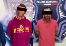 ATIENDE UMAV LLAMADOS DE VIOLENCIA FAMILIAR Y CAPTURA A DOS SUJETOS