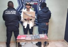 OFICIALES DE LA SSPM APREHENDEN A DOS JÓVENES POR ROBO A COMERCIO