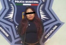 DETIENE SSPM A FÉMINA POR POSESIÓN DE VEHÍCULO CON REPORTE DE ROBO