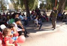 COMPARTE ALCALDE ALEGRÍA EN POSADA CON HIJAS E HIJOS DE LA FAMILIA SUTSAC