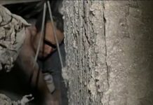 VIDEO | LADRÓN QUEDA ATRAPADO ENTRE MUROS AL INTENTAR HUIR