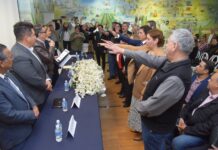 ALCALDE TOMA PROTESTA A NUEVO PRESIDENTE DE CANACINTRA OBREGÓN