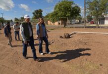 SUPERVISA LAMARQUE CANO OBRAS DE CARÁCTER SOCIAL EN PROCESO