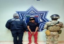 APREHENDE POLICÍA MUNICIPAL A HOMBRE CON CUCHILLO