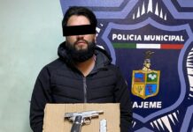 RECUPERA SSPM VEHÍCULO ROBADO, HAY UN DETENIDO CON ARMA DE FUEGO