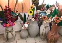 ELABORACIÓN DE JARRONES EN CENTROS COMUNITARIOS, BRINDA TRABAJO A MUJERES DE CAJEME