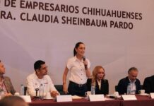 CLAUDIA SHEINBAUM PRESENTA SUS COMPROMISOS PARA CIUDAD JUÁREZ ANTE EMPRESARIOS DE CHIHUAHUA