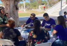 El H Ayuntamiento en coordinacion con la comisión sectorial de mujeres, llevó a cabo una brigada de salud en la comunidad del Campo 60