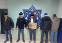 CAPTURA LA POLICÍA MUNICIPAL A 5 SUJETOS CON ARMA DE FUEGO