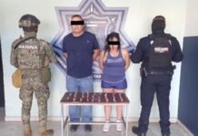 ELEMENTOS DE LA SSPM Y MARINA ASEGURAN 26 ENVOLTORIOS CON NARCÓTICO