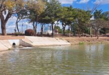 REALIZA PROMOTORA INMOBILIARIA RELLENADO DE AGUA EN LA LAGUNA DEL NÁINARI