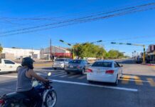 EN FUNCIONAMIENTO SEMÁFORO EN CALLE JALISCO Y ALLENDE