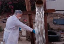 FINALIZAN PRUEBAS DE AFORO DE POZO HUAMANTLA AL SUR DE CAJEME