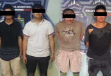 DETIENE POLICÍA MUNICIPAL EN PATRULLAJES A 4 PRESUNTOS