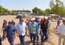 SUPERVISA PRESIDENTE OBRA DE CONSTRUCCIÓN DE PARQUE RECREATIVO Y CENTRO COMUNITARIO EN LA COLONIA CHAPULTEPEC