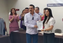 ENTREGAN IEE SONORA CONSTANCIA DE MAYORIA A JAVIER LAMARQUE CANO, COMO ALCALDE ELECTO DE CAJEME