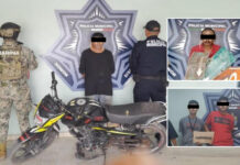 DETIENE SSPM EN PATRULLAJES PREVENTIVOS A 4 PRESUNTOS POR ROBO Y OTROS DELITOS