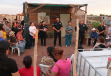 FORTALECEN LAZOS DE UNIÓN VECINOS DEL SAHUARO Y POLICÍA MUNICIPAL