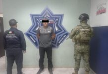 CAPTURA SSPM A HOMBRE POR PROBABLE DELITO DE LESIONES DOLOSAS